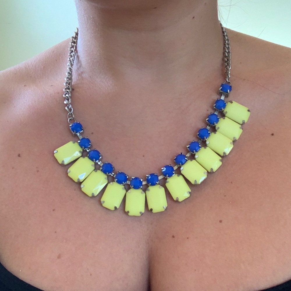 Neon Silver chain Necklace